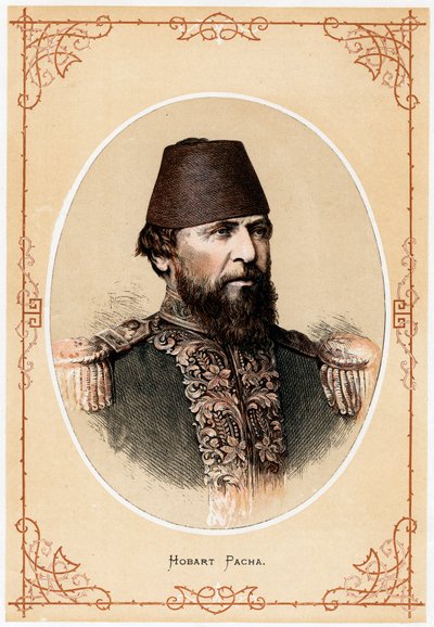 Hobart Pacha, oficial naval inglés y asesor naval de Turquía, c1880 de Unbekannt
