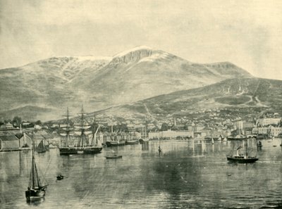 Hobart, desde la bahía, 1901 de Unbekannt