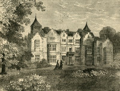 Holland House, desde el Norte, c1876 de Unbekannt