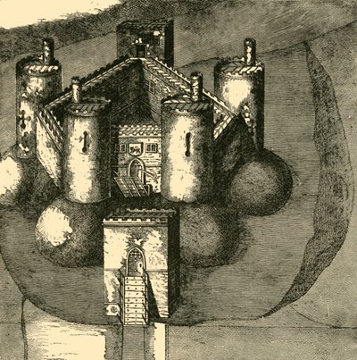 Castillo de Holt, en 1610, 1898 de Unbekannt