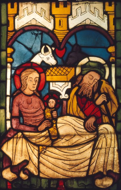 Sagrada Familia en el establo de una iglesia sueca, siglo XX de Unbekannt