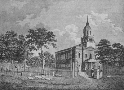 Iglesia de la Santísima Trinidad, Clapham, c1812, 1912 de Unbekannt