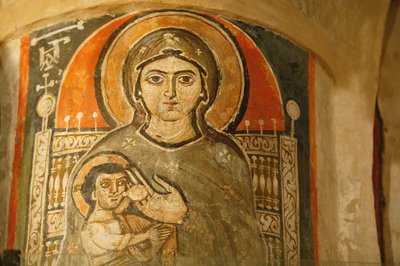 María amamantando a Jesús, Egipto de Unbekannt