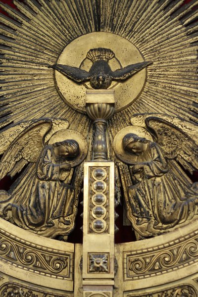 Espíritu Santo y ángeles, Iglesia de San Esteban de los Búlgaros, Estambul, Turquía de Unbekannt