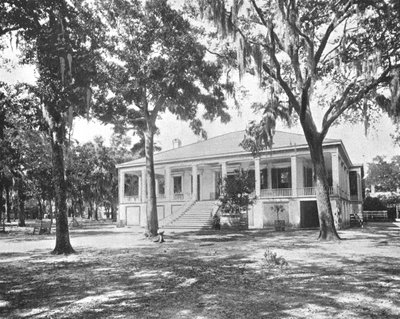Hogar de Jefferson Davis, Biloxi, Mississippi, EE.UU., c1900 de Unbekannt