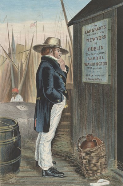 De regreso a casa, Nueva York, ca. 1860 de Unbekannt