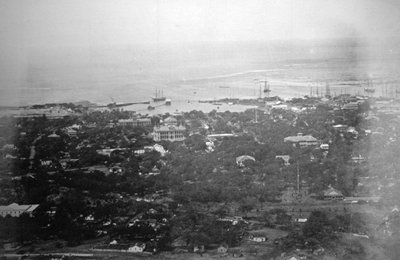 Puerto de Honolulu, Hawái, 1885 de Unbekannt
