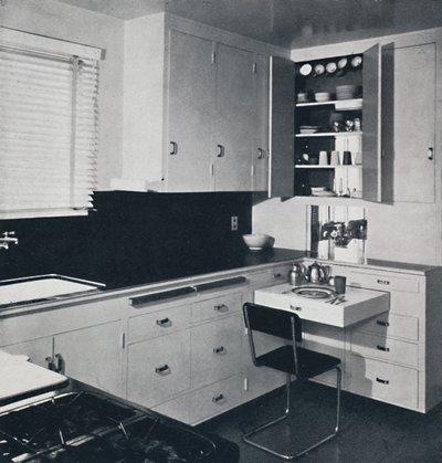 Honor Easton - La cocina en la casa del Dr. Ian Campebell, 1940 de Unbekannt