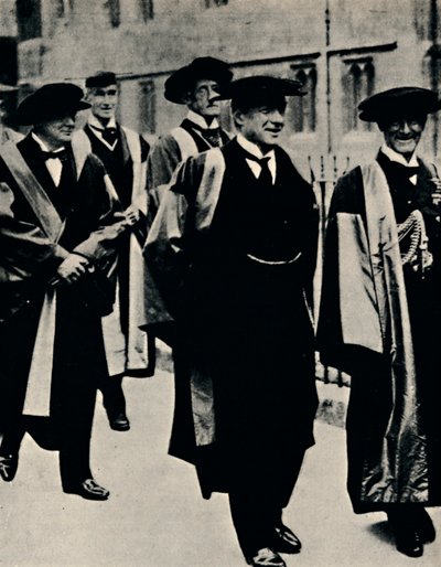Grado honorífico en Oxford, 1925, 1945 de Unbekannt