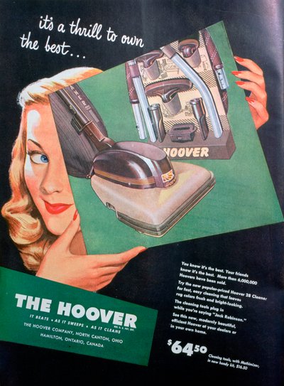 Anuncio de Hoover, 1946 de Unbekannt