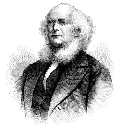 Horace Greeley, editor de periódicos, político y reformador estadounidense, c1880 de Unbekannt