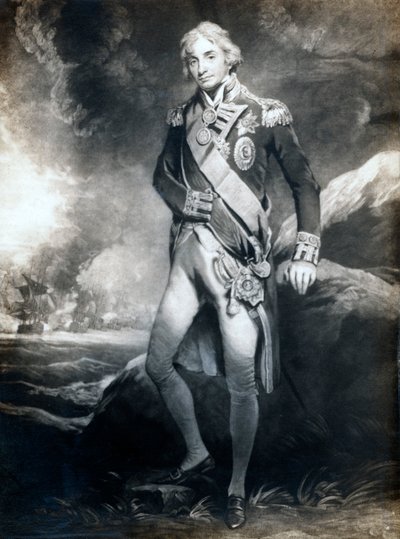 Horatio Nelson, 1er Vizconde Nelson, comandante naval inglés, siglo XIX de Unbekannt
