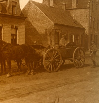 Cocina tirada por caballos, c1914-c1918 de Unbekannt