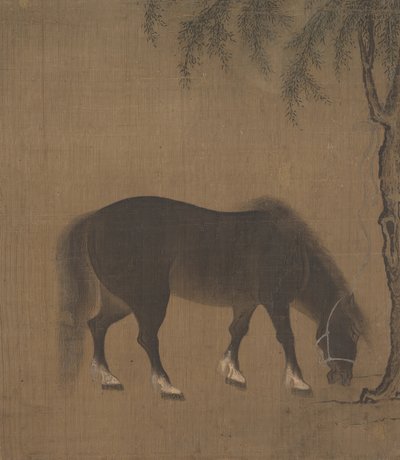 Caballo y sauce, principios del siglo XV de Unbekannt