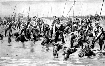 Equitación de los cosacos, Primera Guerra Mundial, 1914 de Unbekannt