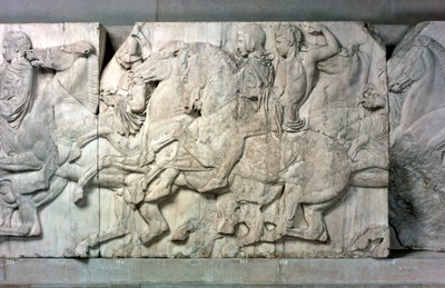 Jinetes del friso del Partenón, 447-432 a.C. de Unbekannt