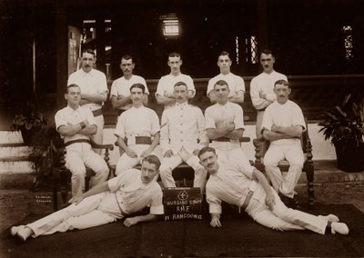 Ordenanzas del hospital del 1er Royal Munster Fusiliers, Rangún, Birmania, 1913 de Unbekannt