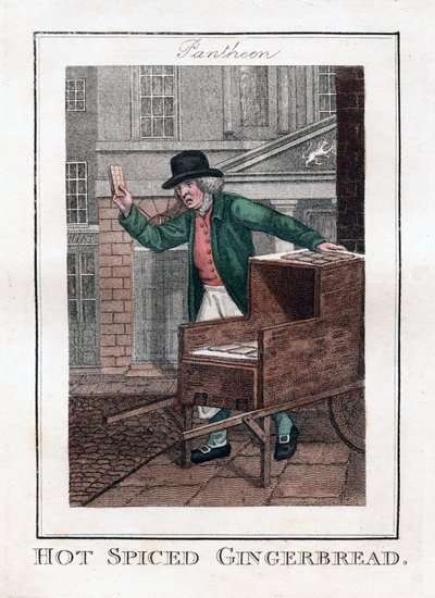 Pan de jengibre caliente y especiado, Panteón, Londres, 1806 de Unbekannt