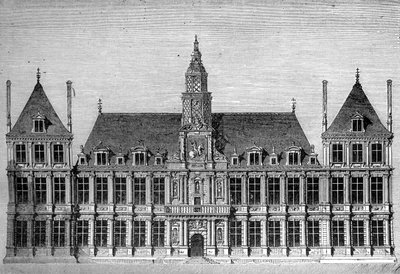 Hotel de Ville, Reims, Francia, 1882-1884 de Unbekannt