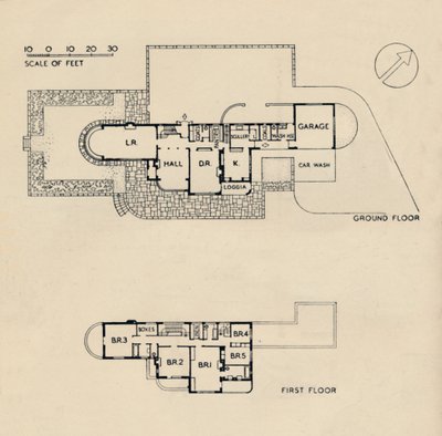 Casa en Burn Bridge por el difunto John Procter, F.R.I.B.A., 1942 de Unbekannt