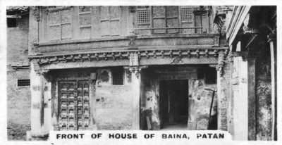 Casa de Baina, Patan, India, c. 1925 de Unbekannt