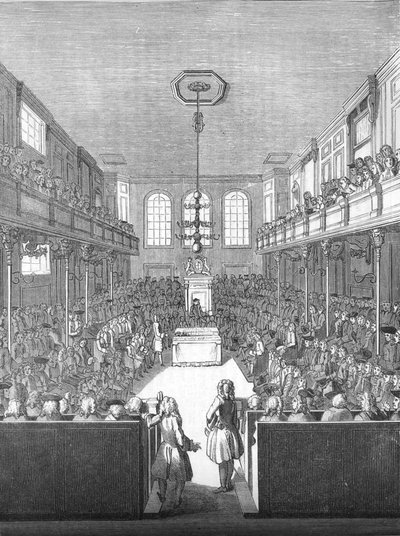 Cámara de los Comunes en la época de Jorge II de Unbekannt