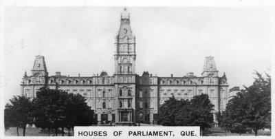Casas del Parlamento, Quebec, c1920s de Unbekannt