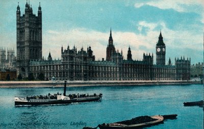 Casas de Westminster, Londres, 1907, c. 1900-1930 de Unbekannt