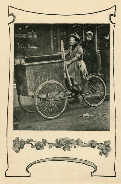Cómo se entrega el pan en París, 1901 de Unbekannt
