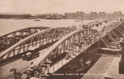Puente flotante de Howrah, Calcuta, c1905 de Unbekannt