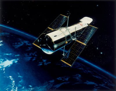 Telescopio Espacial Hubble en órbita, 1980s de Unbekannt