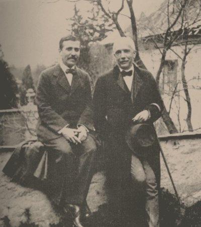 Hugo von Hofmannsthal 1874-1929 y Richard Strauss 1864-1949, 1912 de Unbekannt