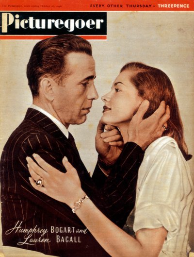 Humphrey Bogart 1899-1957 y Lauren Bacall b1924, actores estadounidenses, 1946 de Unbekannt