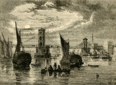 Puente colgante de Hungerford de Unbekannt