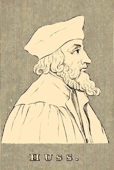 Huss, c1369-1415, 1830 de Unbekannt