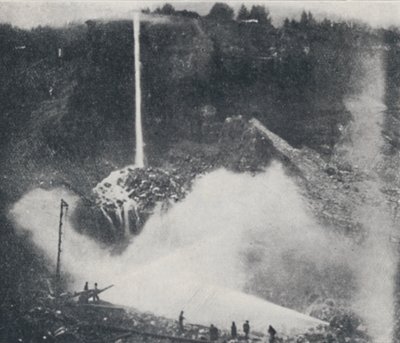 Minería hidráulica, 1923 de Unbekannt