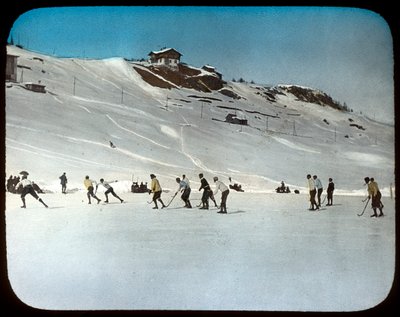 Hockey sobre hielo, St. Moritz, Suiza de Unbekannt