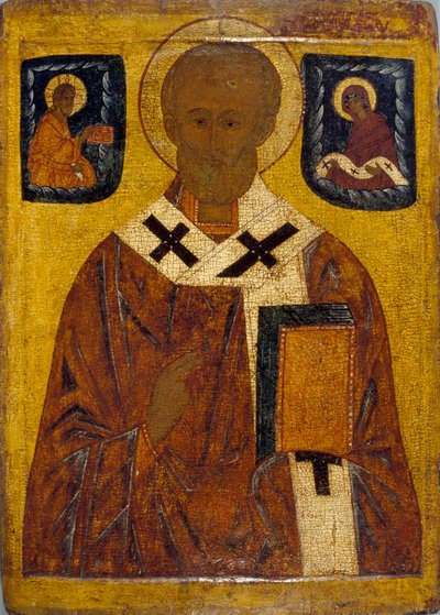 Icono de San Nicolás, siglo XV-XVI de Unbekannt
