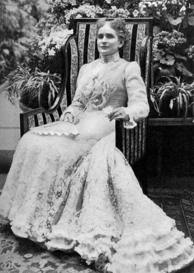 Ida Saxton McKinley, esposa del presidente estadounidense William McKinley de Unbekannt