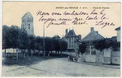 Ile de France, Essonne (91), Soisy sur Ecole: Place de l