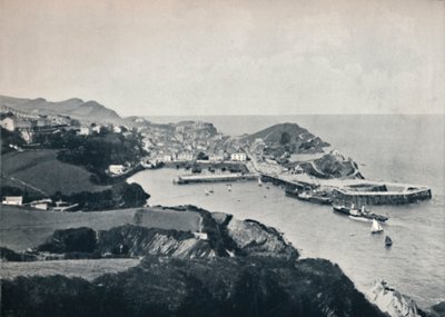 Ilfracombe - Vista típica, mostrando la costa escarpada, 1895 de Unbekannt