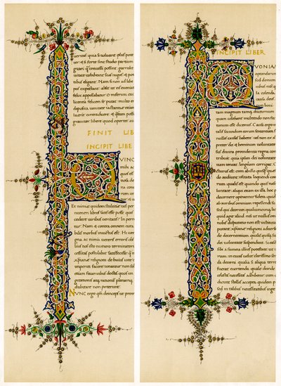 Letras iniciales iluminadas, finales del siglo XV de Unbekannt