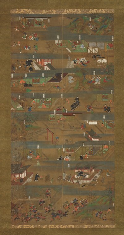 Biografía ilustrada del Príncipe Shotoku Shotoku Taishi e-den, siglo XIV de Unbekannt