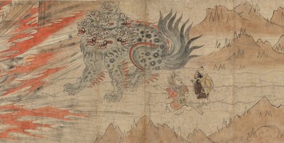 Leyendas ilustradas del Santuario Kitano Tenjin Kitano Tenjin engi emaki, finales del siglo XIII de Unbekannt