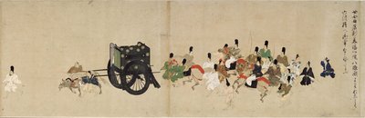 Cuento ilustrado de la Guerra Civil de Heiji La visita imperial a Rokuhara 5 rollos, siglo XIII de Unbekannt