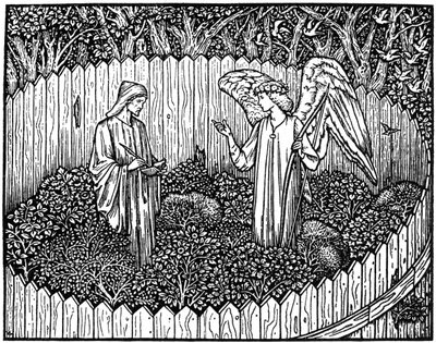 Ilustración de la edición de Kelmscott Press de las Obras de Geoffrey Chaucer, 1896 de Unbekannt