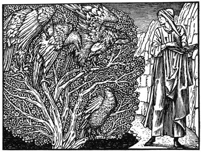 Ilustración de la edición de Kelmscott Press de las Obras de Geoffrey Chaucer, 1896 1964 de Unbekannt