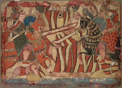 Ilustración del Mahabharata, c. 1800 de Unbekannt