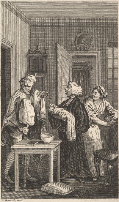 Ilustración de Tristram Shandy, Volumen 4, siglo XIX de Unbekannt