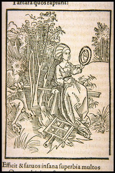Ilustración para el libro La nave de los necios de Sebastian Brant, 1497 de Unbekannt